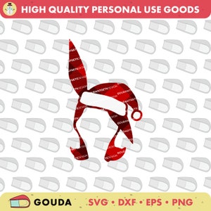 Louise Belcher Boże Narodzenie svg - eps dxf png - Bob’s Burgers Pliki świątecznego rzemiosła