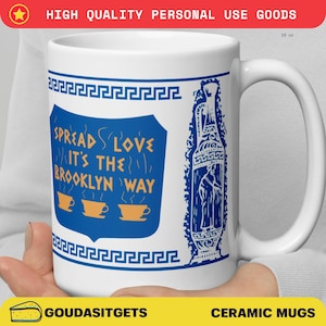 4 piece fluted mug set blue Blue Bay Dessert Mugs, Set of 4
