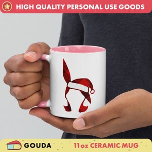 Louise Belcher Christmas Mug - Bob&#39;s Burgers Ceramic Color Coffee Mug - 6 Colors to Choose From - Double-Sided Print