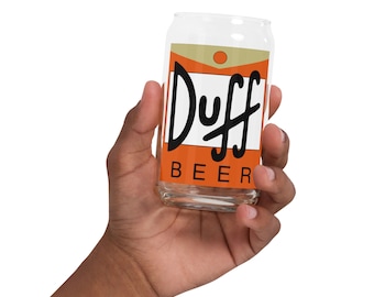 Copo em formato de lata de cerveja Duff - Os Simpsons - 16oz