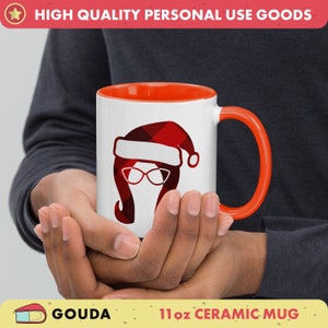 Linda Belcher Christmas Ceramic Mug - Bob&#39;s Burgers Ceramic Color Coffee Mug - 6 Colors to Choose From - Double-Sided Print