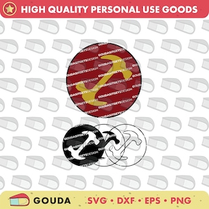 Stonecutters Bundle svg - eps dxf png - les Simpsons Craft Files - comprend la couleur, le noir et blanc, le contour et le knock-out