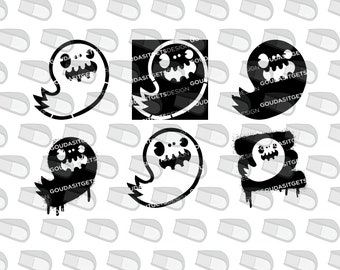 Ghost Boy Bundle - 6 Designs - svg eps dxf png - Bob’s Burgers Craft Files