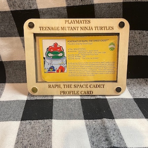 Teenage Mutant Ninja Turtles Raph, carte de profil du cadet de l'espace encadrée (personnalisée)