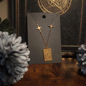Collier carte de tarot