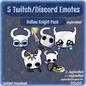 Paquete de gestos Silksong de Hollow Knight: paquete para streamers de Twitch/Discord/YouTube (descarga digital)