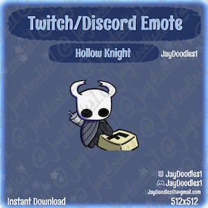 Hohlritter F Schlüssel Emote, Seidenlied Twitch/Discord Streamer Emote (Instant Download)