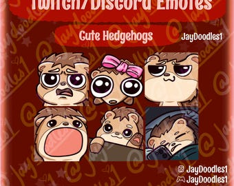 6 Egel-emotes voor Twitch/YouTube/Discord, streamer en community-emotes, direct downloaden