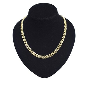 18k Layered Real Gold Filled Miami Cuban Set Necklace Bracelet - Etsy