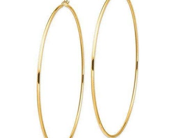 18k Layered real stainless steel hoop earrings #48