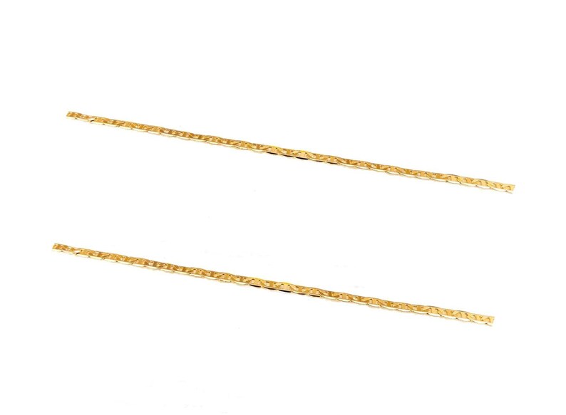 Real gold filled anklet bracelet gucci link 10 5mm 14k Etsy