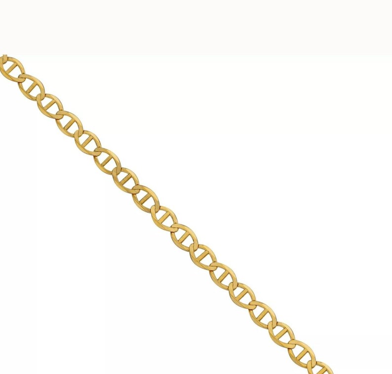 Real Gold Filled Anklet Bracelet Link 18k Layered 34 Etsy