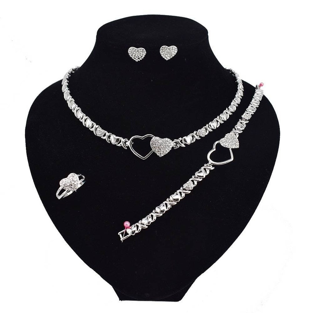 HUGS KISSES Necklace With Bracelet 18 Xo Earrings Ring Size 9 18k Il 1080xN.2412560755 Byum