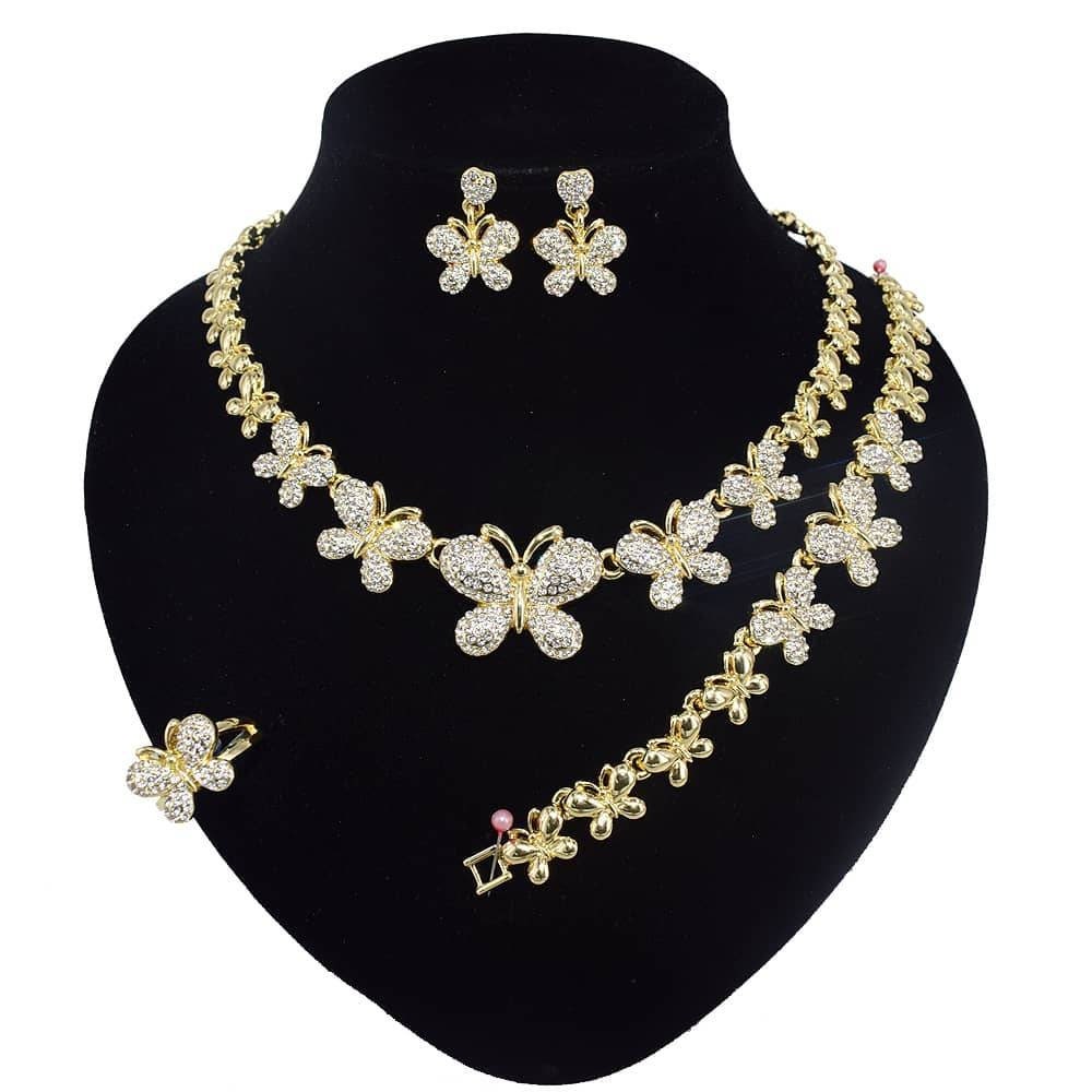 Download Hugs Kisses Butterfly Xo Set 18k Layered Real Gold Filled Etsy