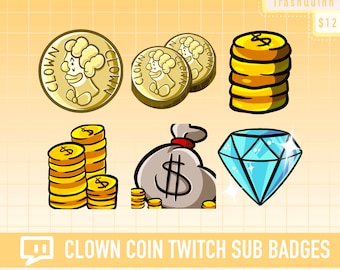 Money Sub / Bit Badges For Twitch & Discord