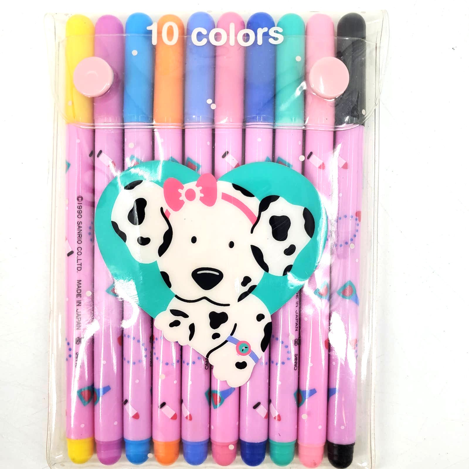 10 X Permanent Markers Assorted Multi Colour Pack 