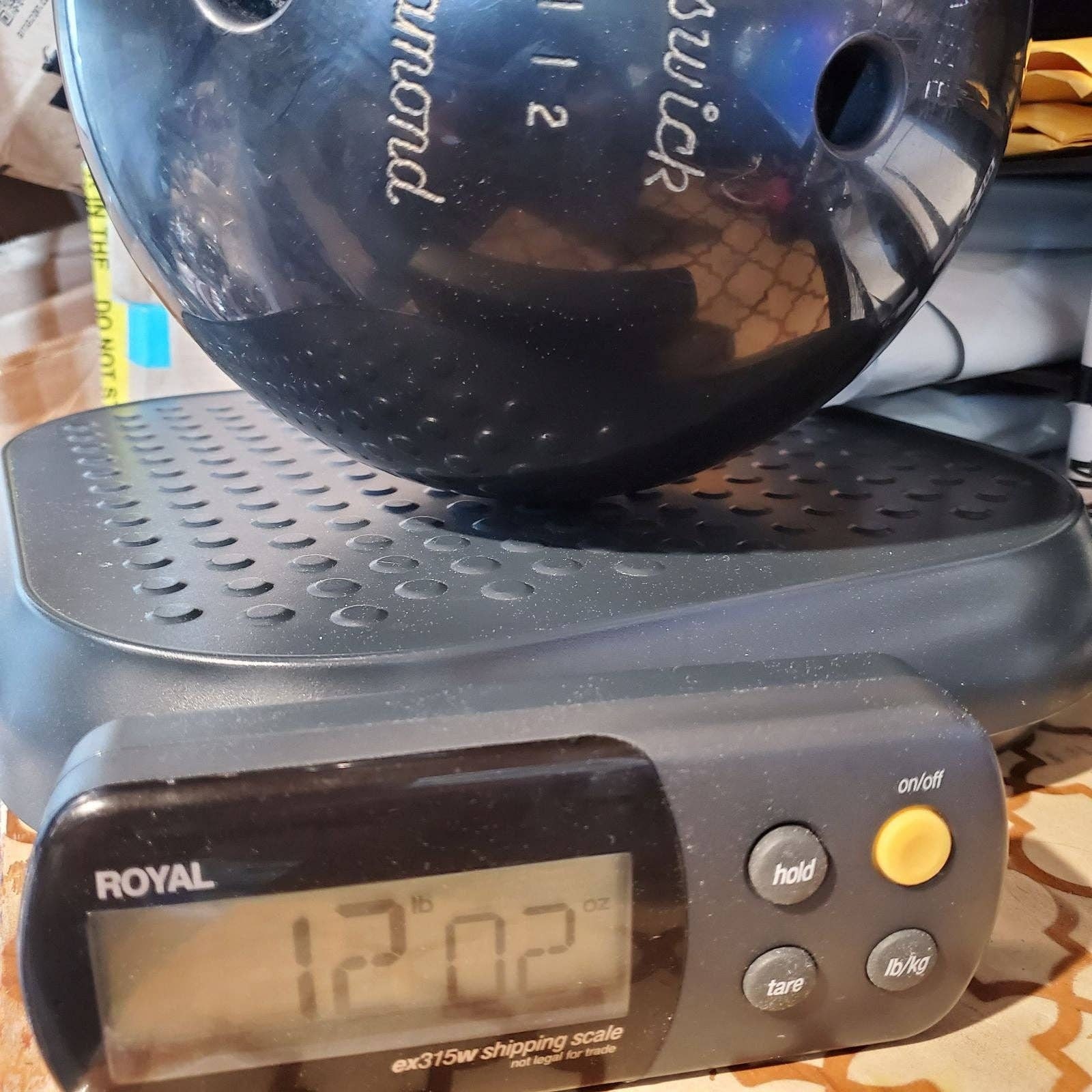 Rare Vintage Retro BRUNSWICK Black Diamond Bowling Ball Cm Etsy