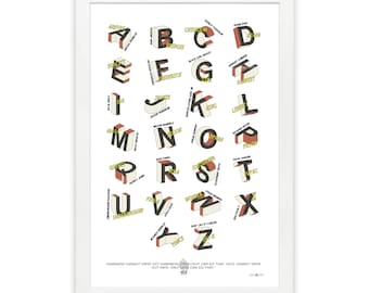 Black is King - Englisches Alphabet