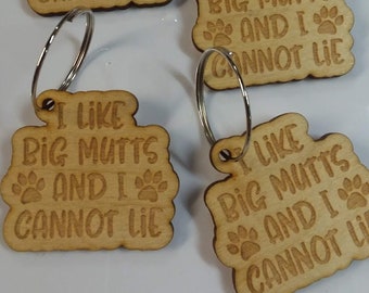 Dog Lover Keychain, Pet Lover Keychain, Dog Mom Keychain, Dog Mom Wood Keychain, Ecofriendly Gift
