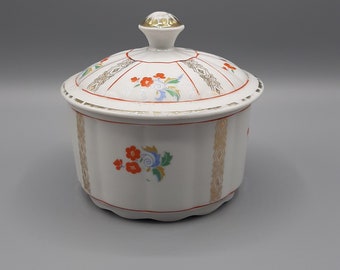 Vintage Art-Déco grosse Zuckerdose Bavaria  um 1930