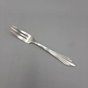 WMF cake fork model Fächer 900 with 100 silver plated around 1920 to 1930