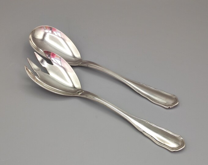 Vintage WMF Salad Cutlery Silver Plated 90 Saxon Court Pattern From the ...