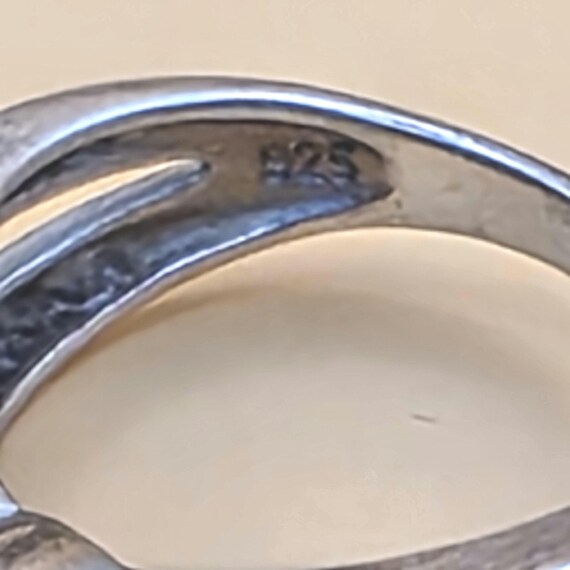 Statement Ring Silber 925 mit klarem geschliffene… - image 6