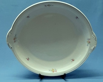 Vintage Porzellan Tortenplatte Zeh Scherzer US Zone 1945 bis 1949