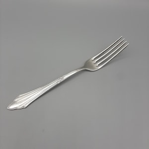 WMF table fork model Fächer 900 with 90 silver plated around 1920 to 1930 Series 3