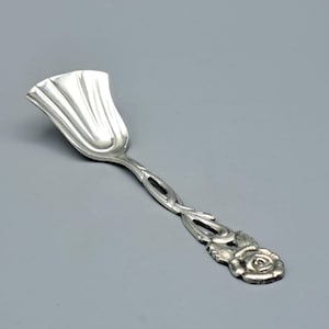 Vintage sugar spoon Hildesheimer Rose, silver plated 100 from the 60s