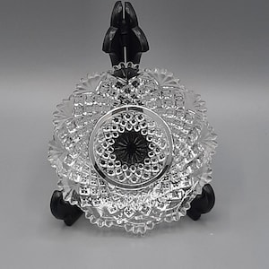 Val Saint Lambert pressed glass plate Belgium around 1915