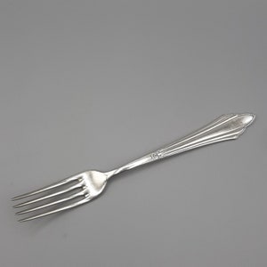 WMF table fork model Fächer 900 with 90 silver plated around 1920 to 1930