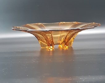 Art Deco fruit bowl Athens on 6 feet Walther Glas 1937