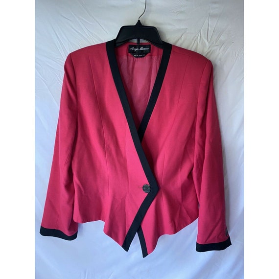 Hot Pink Vintage Asymetrical Womens Blazer