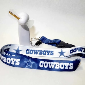 Dallas Cowboys Rechargeable Fan&#39;s Fan with Neck Lanyard
