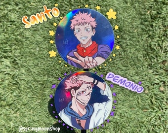 Ni Santo Ni Demonio || Holographic Sticker