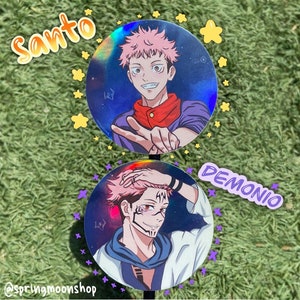 Ni Santo Ni Demonio || Holographic Sticker