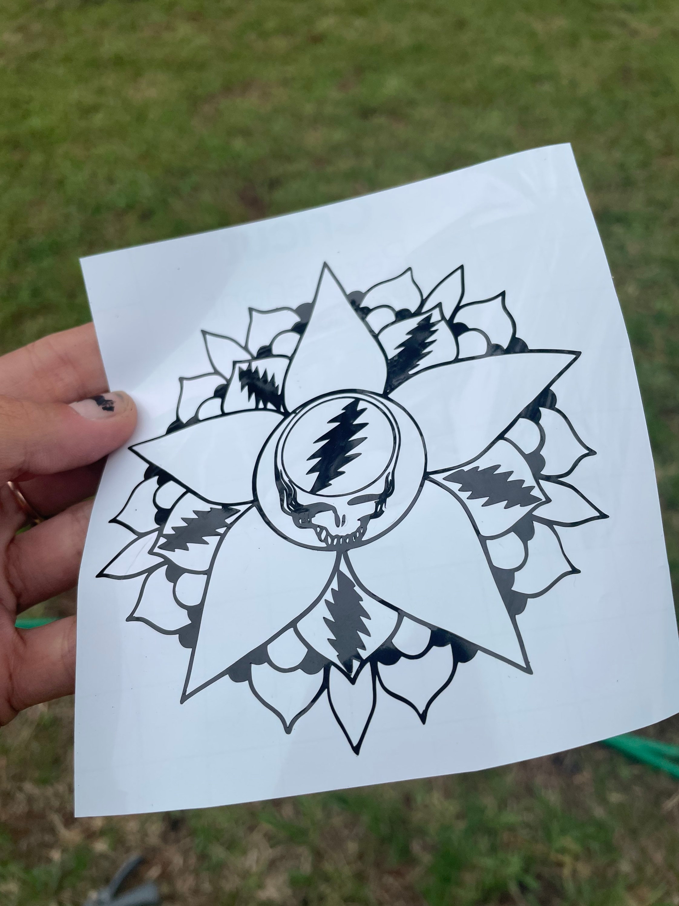 Grateful Dead Mandala Sticker Grateful Dead Decal Steal Your - Etsy UK