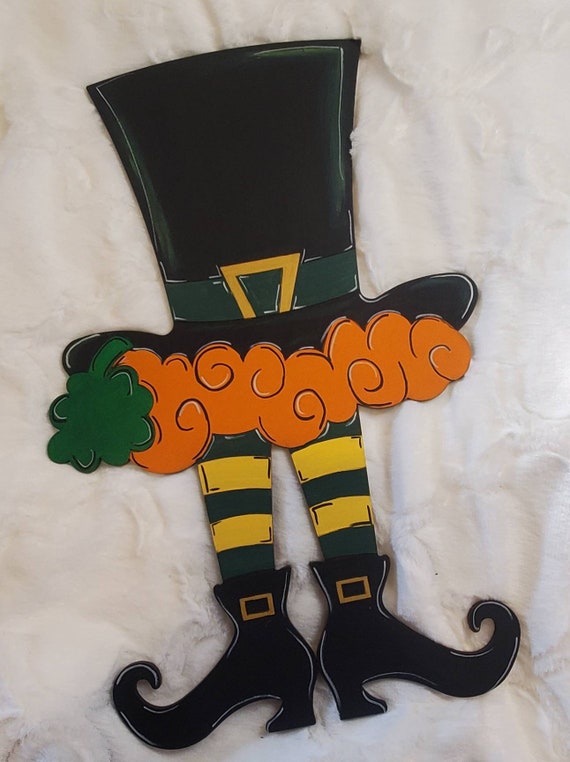 Leprechaun Door or Wall Hanger | Etsy