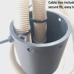 4-till-1 avloppsslangadapter för diskmaskin tvättmaskin 40 mm rör med luftavlopp