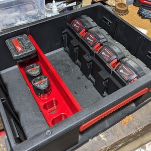 Milwaukee PACKOUT integrated battery storage M12, M18 for 2Draw system