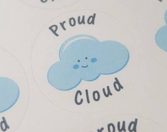 35pcs Proud Cloud Teacher Reward Stickers, Teacher Gifts, Teacher Stationery, Reward Stickers, Stickers, Custom Stickers, School Stickers