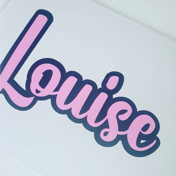 Name Decal Etsy UK