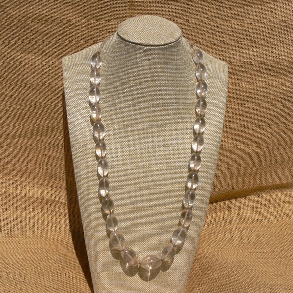 Collier de perles en cristal de croche, collier femme long ethnique, Népal