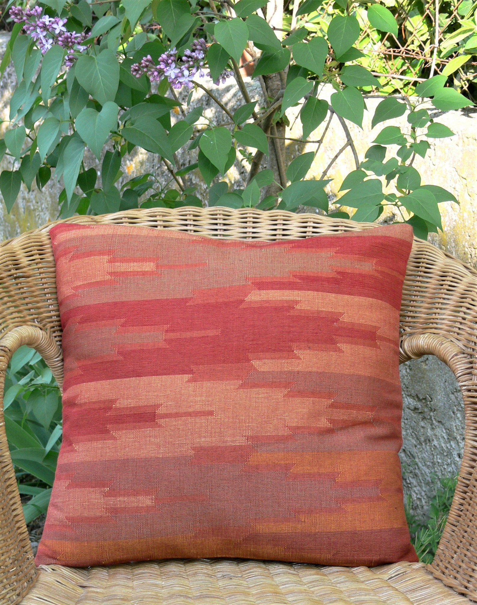 Cushion Cover in DHAKA 40x40cm Traditional Nepalese Fabric Etsy UK