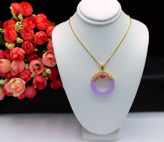Purple jade jewelry deals