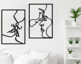Silhouette in the window art print Couple kissing silhouette wall art Couple shadow poster Abstract woman printable art self love art Silhouette in the window art print Couple kissing silhouette wall art Couple shadow poster Abstract woman printable art self love art