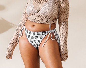 Custom Bikini Bottom, Custom Swimwear, Company Logo, Event Branding, Personalized Swimsuit, Bikini Set, Festival Outfit