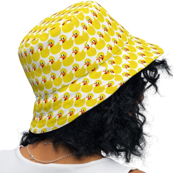 Rubber Duck Bucket Hat Etsy