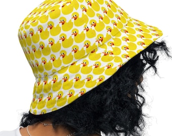 Rubber Duck, bucket hat, Reversible Hat, Duckie Hat, Duck Clothing